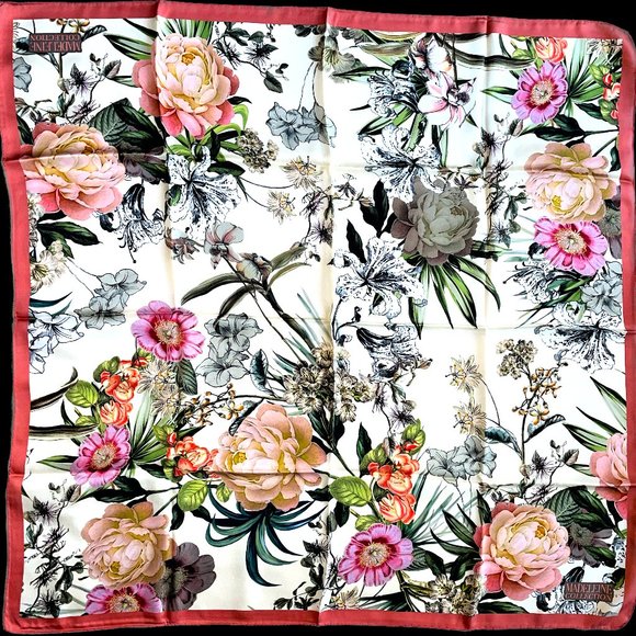 Madeleine Collection Accessories - Madeleine Collection silk 100% scarf